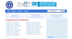 Desktop Screenshot of miami-immigration-lawyers.org