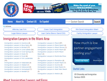 Tablet Screenshot of miami-immigration-lawyers.org